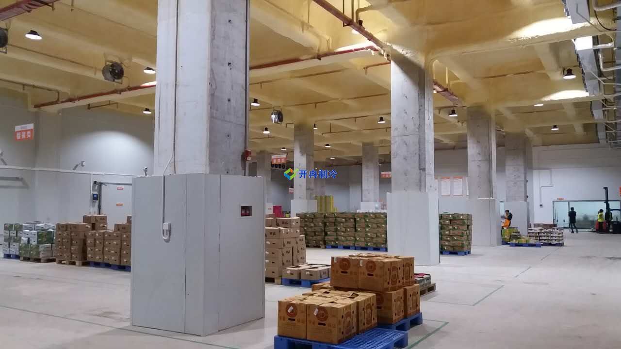  1100平米食品恒溫冷庫建造報價，-18℃~0℃冷藏冷凍庫設計
